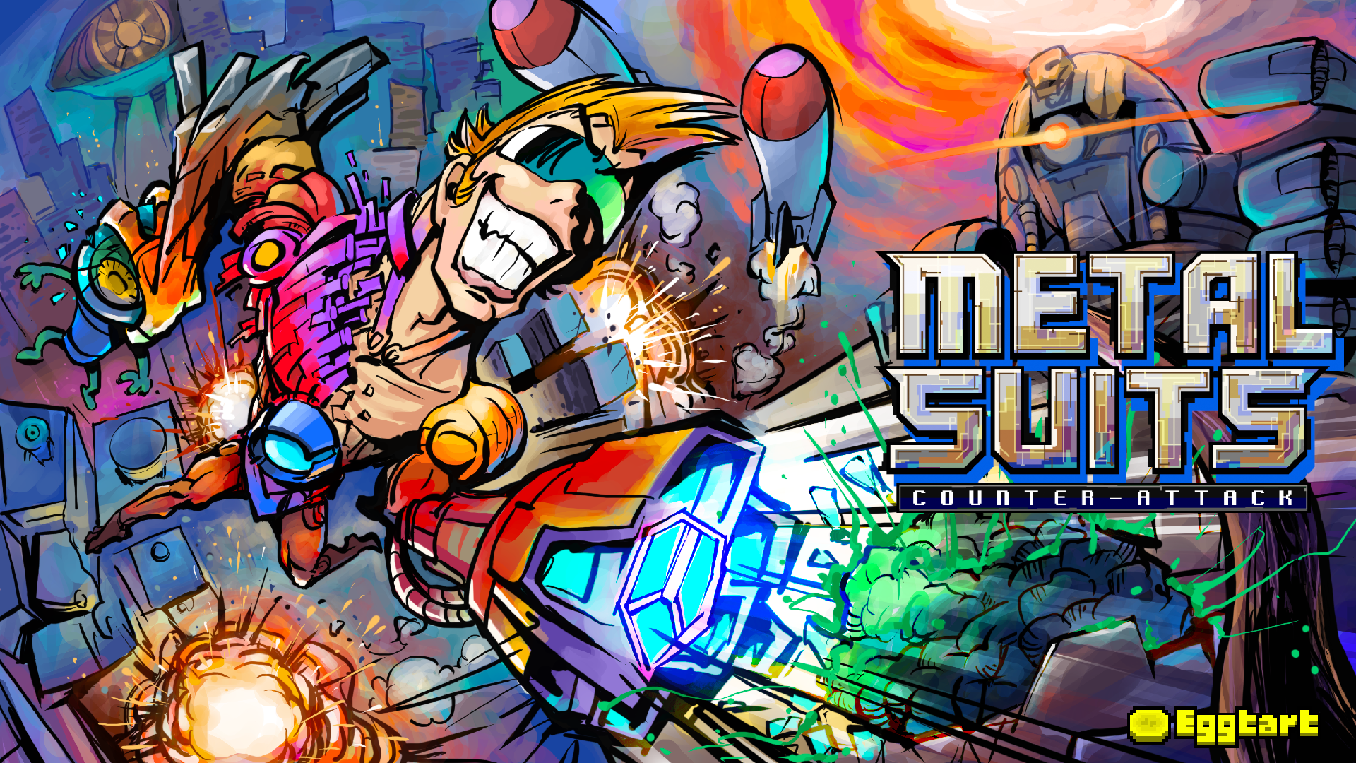 METAL SUITS: Counter-attack Key Art